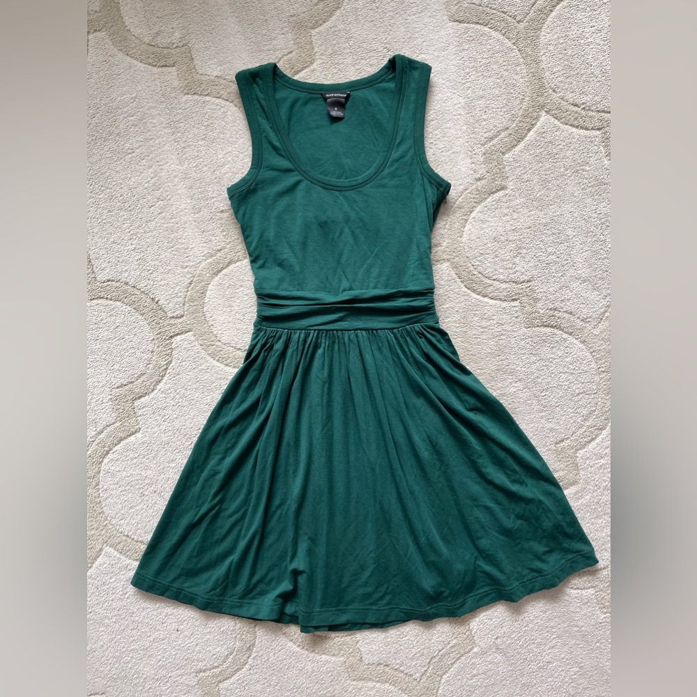 Club Monaco emerald green summer dress